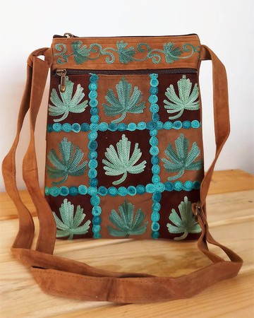 Kayla Sling Bag with Kashida work